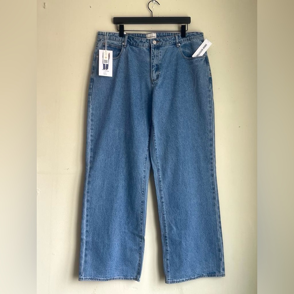 Abrand Blue Straight Leg Jeans